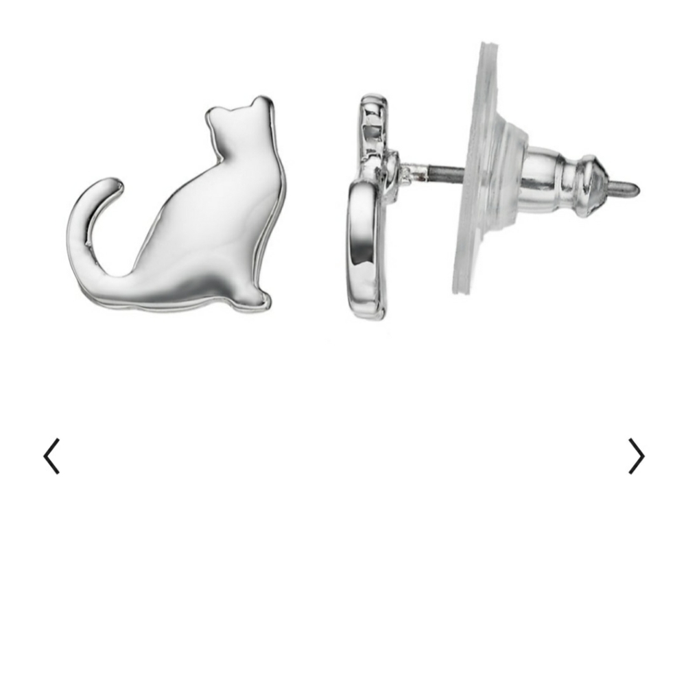 NWT- Dainty cat studs